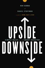A book cover with an upside down arrow.