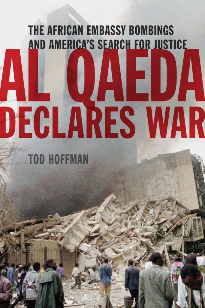 A book cover with the title " al qaeda declares war ".
