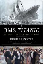 A book cover with an image of the titanic.