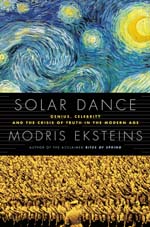 A book cover with a picture of van gogh 's starry night.