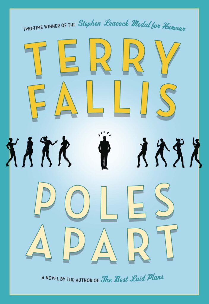 A book cover with yellow lettering and an image of people.