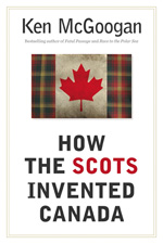 A book cover with the canadian flag on it.