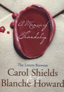 A memory of friendship by carol shields and blanche howard