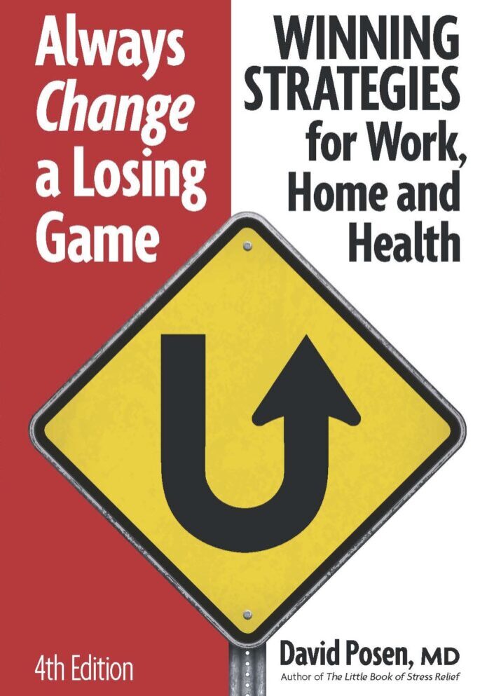 A book cover with an upside down sign.