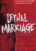 A book cover with the title lethal marriage.