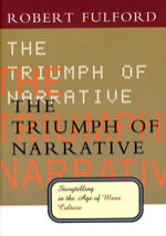 A book cover with the title of the triumph of narrative.