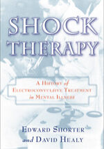 A book cover with the title shock therapy.