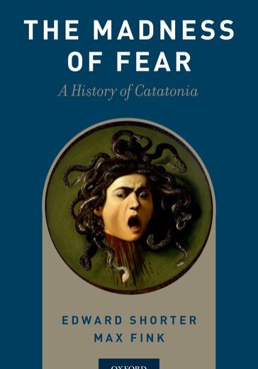 A book cover with an image of medusa 's head.