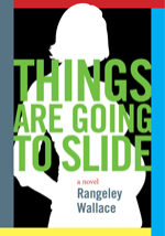 A book cover with the title of things are going to slide.