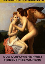 A painting of two angels kissing each other.