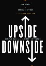 A book cover with an upside down arrow.